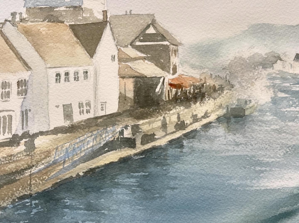 Echoes on the Waterway (Watercolour - Original)