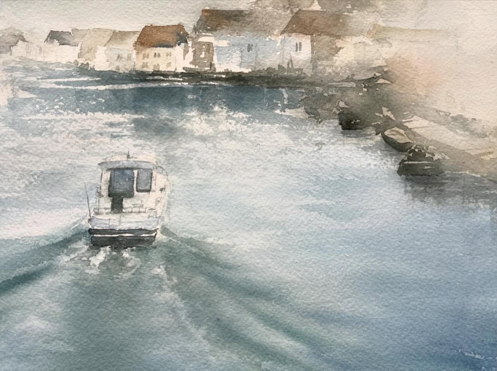 Echoes on the Waterway (Watercolour - Original)
