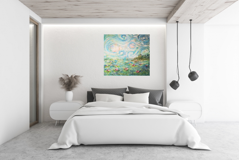 The Day of Two Suns — Original Painting by Jarek Filipowicz