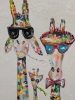 Funky giraffes 