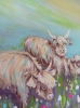 Sycamore Gap Tree Highland cows