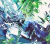Turquoise Blue Waves L 2