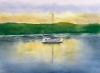 Anchor in the Glow (Watercolour - Original) 