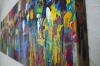 Colourful crowds abstract 842