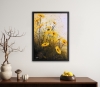 Floral Breeze Orange Yellow Framed