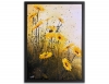 Floral Breeze Orange Yellow Framed