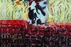 Flourish of flowers in vase on table expressions 805