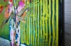Flowers in Vase Stripes Abstract 735