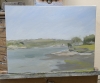 Plymouth sound from Cremyll, Cornwall of a summer's evening