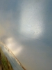 Compton cliffs below a summer sky