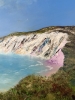 Compton cliffs below a summer sky