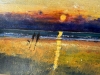 Beach Stroll Sunset