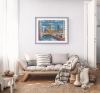 Manchester Cathedral & Bridge on water