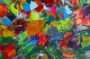 Mass Bouquet in Vase Abstract 756