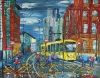 Midland Hotel & Tram Manchester by day