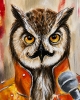 The Show Must Go Owl – Limited Edition Print