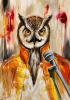 The Show Must Go Owl – Limited Edition Print