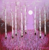 Pink and Silver Moon
