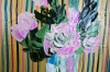 Pink flowers in vase on table expressions 800