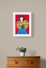 Woman with a pot of plant