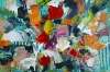 Riot of Color Bouquet Abstract 750