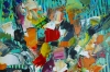 Riot of Color Bouquet Abstract 750