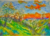 The spring 1, 11x15 inch, water colors on cold press paper, SKU 4030