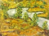 The old chalet, 12x17.5 inch, water colors SKU 4032