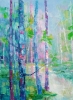 Spring speaking in blue and pink