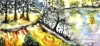 The pond 2, 11x15 inch, 28X38 CM, water colors SKU 4025 