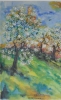 The spring 1, 11x15 inch, water colors on cold press paper, SKU 4030