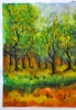 The spring, 11x15 inch, watercolors on cold press paper, SKU 4031 