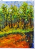 The spring, 11x15 inch, watercolors on cold press paper, SKU 4031 