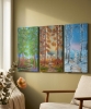 Three Seasons Woodland Walk,  Triptych