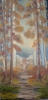 Three Seasons Woodland Walk,  Triptych