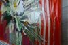 White flowers in vase on table expressions 820