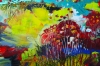 XL Colourful Landscape with Wildflowers 856