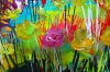 XL Colourful Landscape with Wildflowers 856