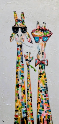 Funky giraffes 