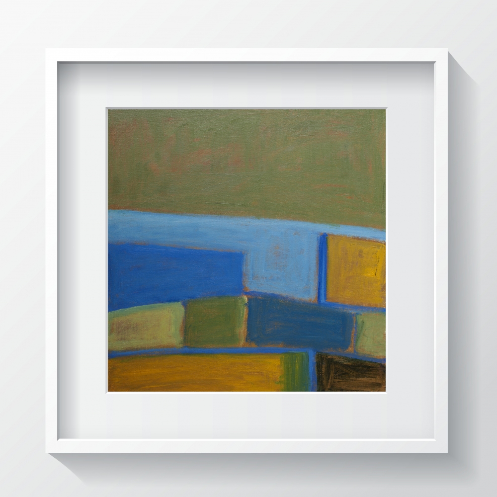 Wheat Fields By The Sea - Abstract Seascape