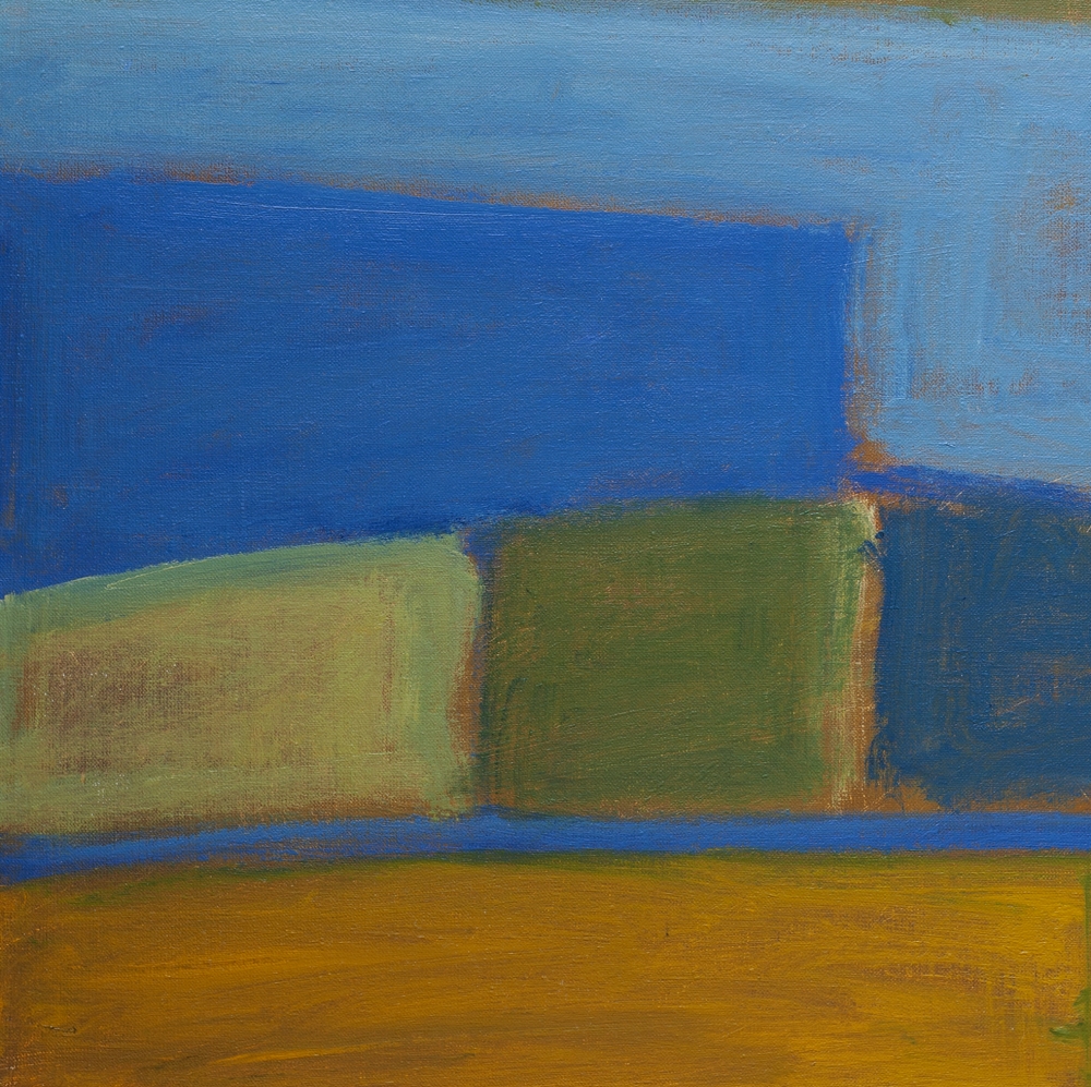 Wheat Fields By The Sea - Abstract Seascape