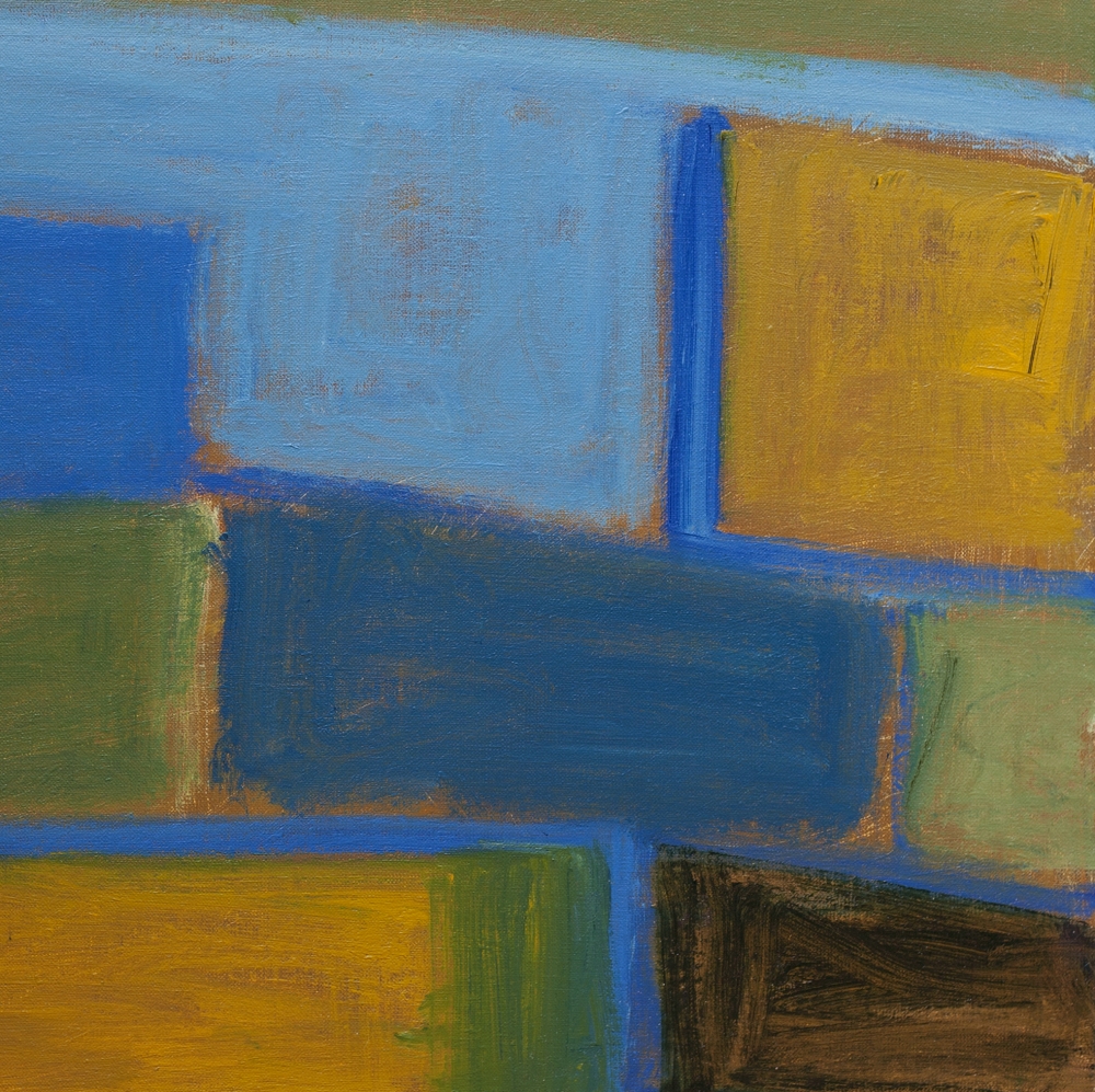 Wheat Fields By The Sea - Abstract Seascape