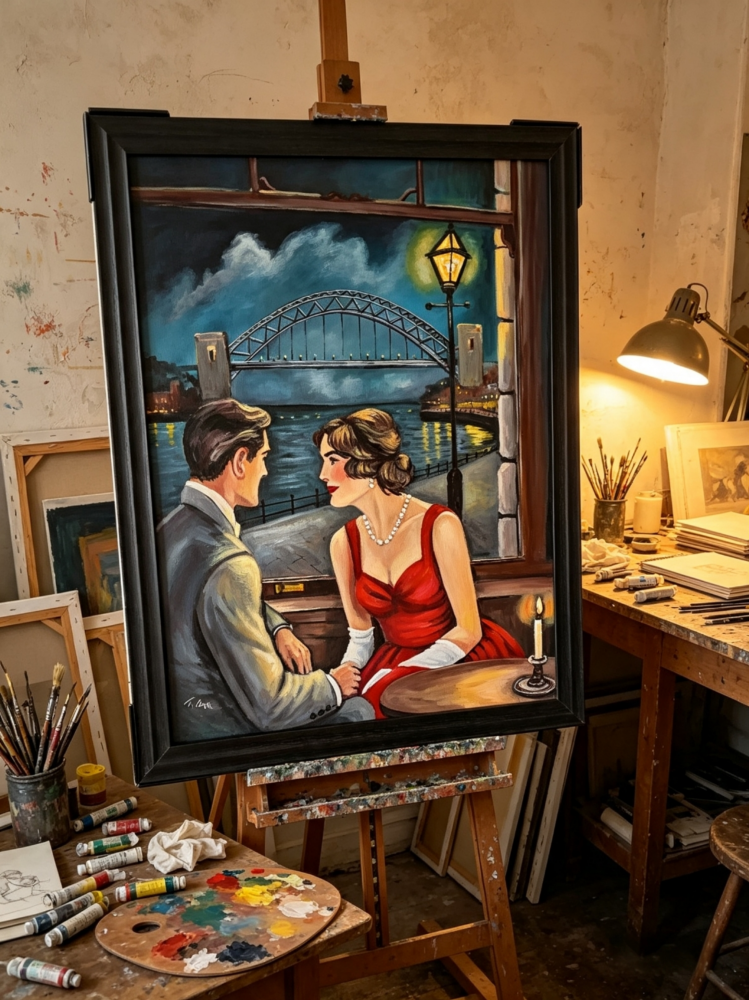 Title: \"Midnight Whispers by the Tyne\" 