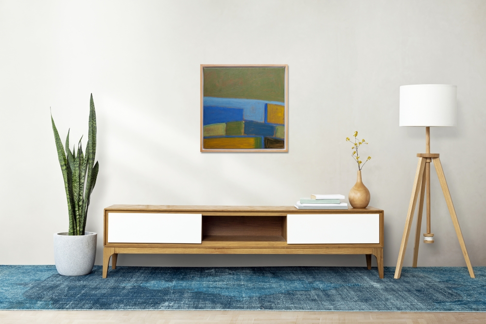 Wheat Fields By The Sea - Abstract Seascape