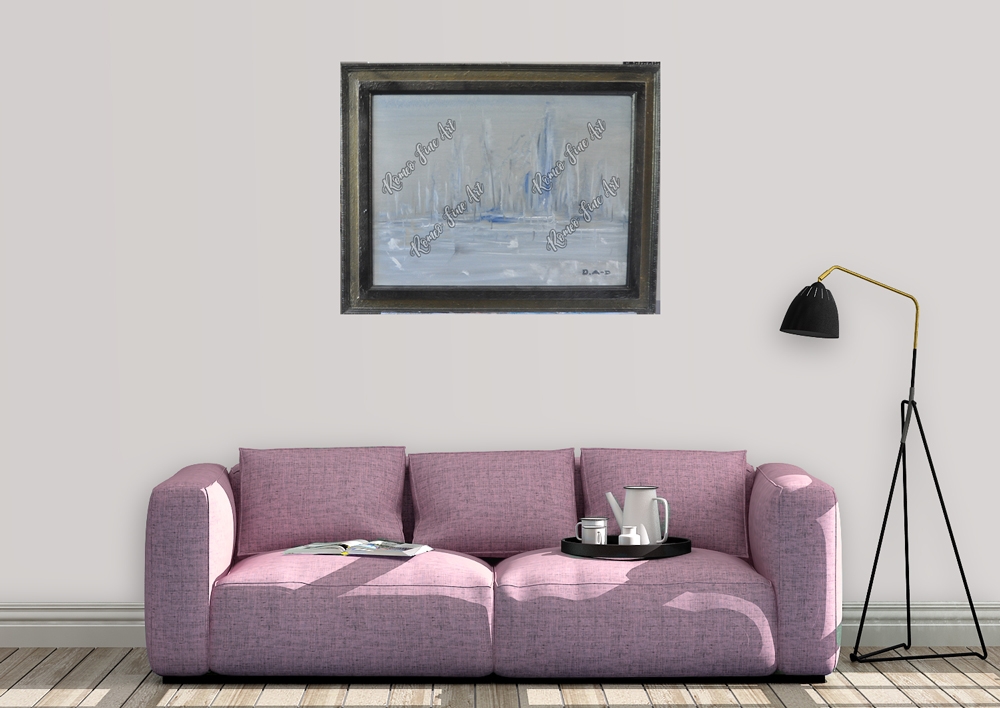 Canadian Winter, Fahrenheit  -70 oil on canvas 18x24 inch, 37.5x61 cm with solid wood frame, SKU 3010