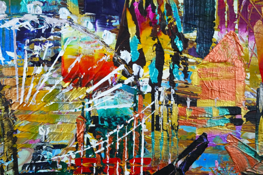 City of London Skyline Abstract 056