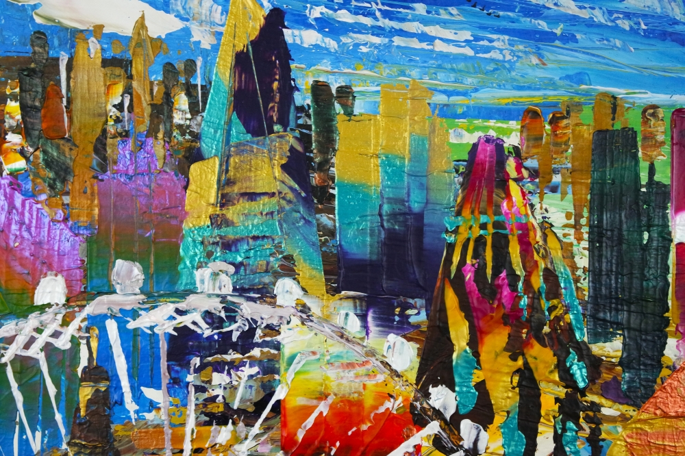 City of London Skyline Abstract 056