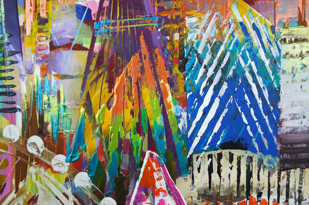 Colourful London Cityscape 930
