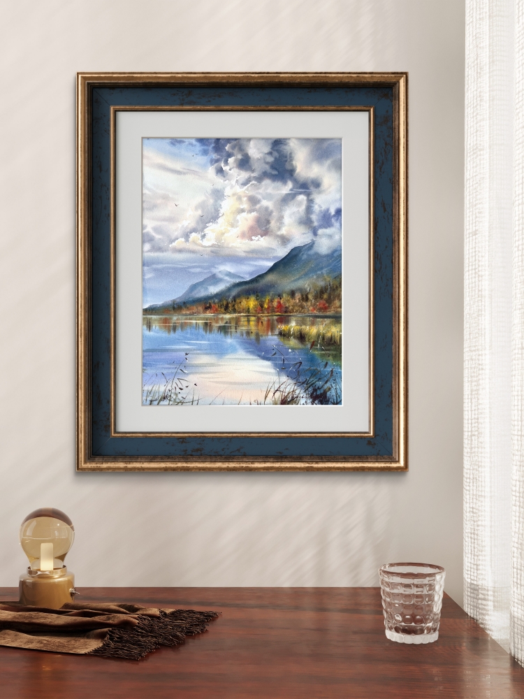 Autumn Light on the Lake
