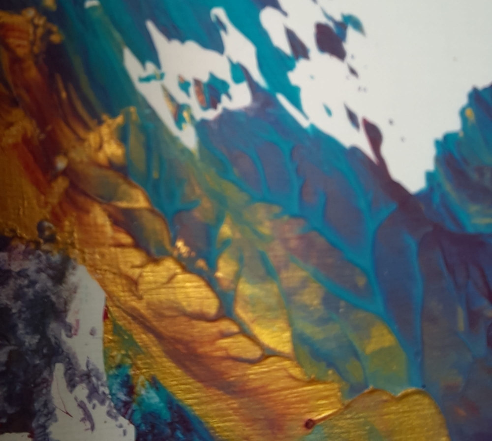 Original Textured Abstract Mixed Media | Cradled Wood Panel Art